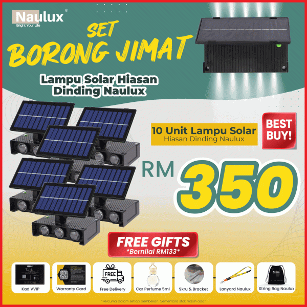 (Set Borong Jimat) 6 LAMPU + 7 FREEGIFT